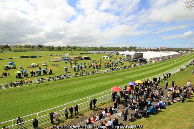 Chester Racecourse Aerial