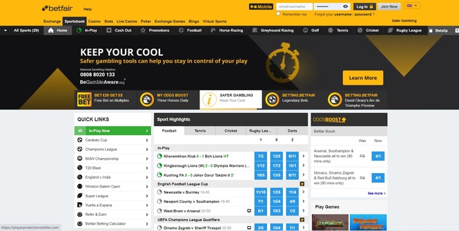 Betfair Sportsbook
